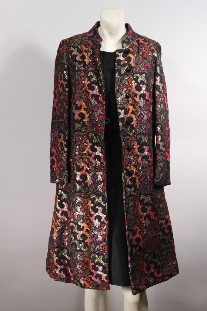 Dress and Vintage Jacket: Dress does not have any tags. Jacket is a size 10, shoulder to wrist measurements are 22'', neck to hem length is 37.5.