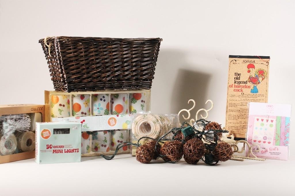 Patio Lighting & Accessories: String light kits, wrought iron decor and homemade candles