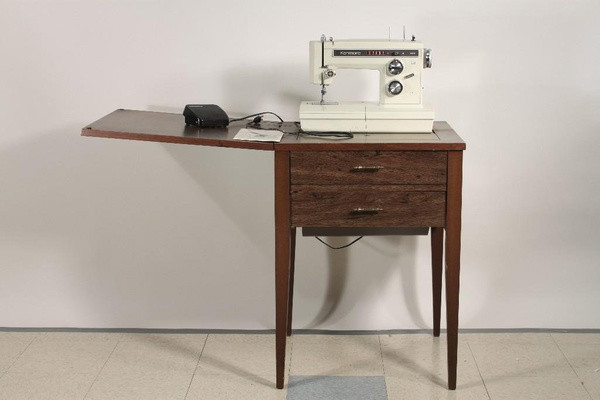 Vintage Kenmore Sewing Machine In Cabinet