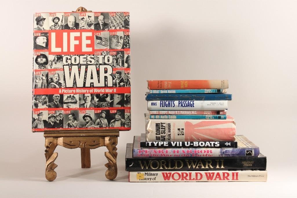 Military Related Books (12): World War II, Life Goes to War, Flighs of Passage, U-Boat, and more 