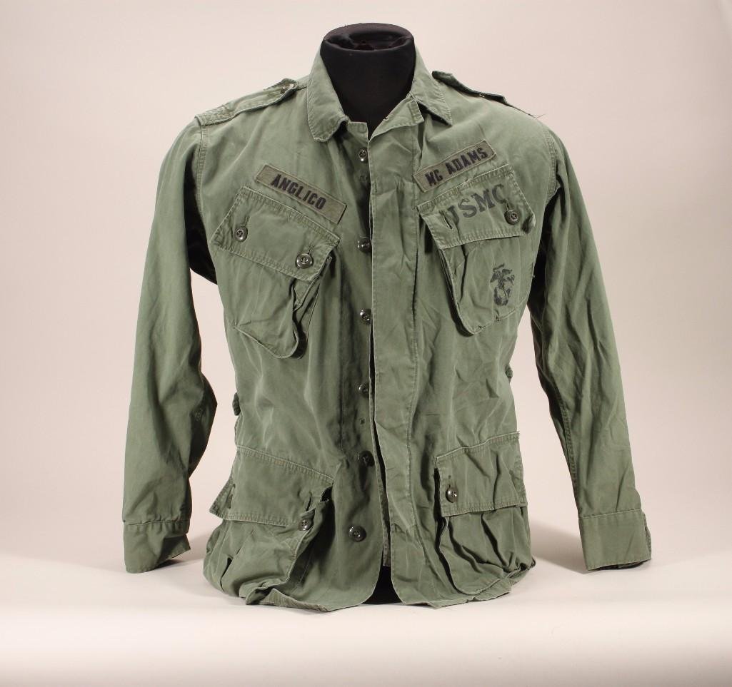 USMC Jacket: Patches read Angelico Mc Adams, tags reads 404