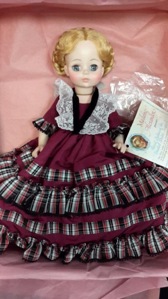 Madame Alexander Betty Taylor Bliss Doll: 1979-81 President's Ladies series II doll collection, 14" doll, mint in box 