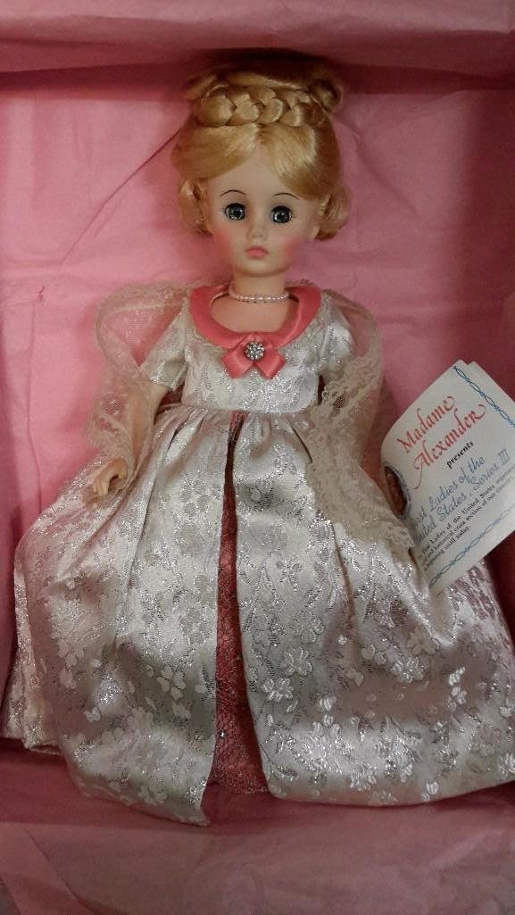 Madame Alexander Julia Grant Doll: From the President's Ladies Series III, 1982-84, 14" tall, mint in box 