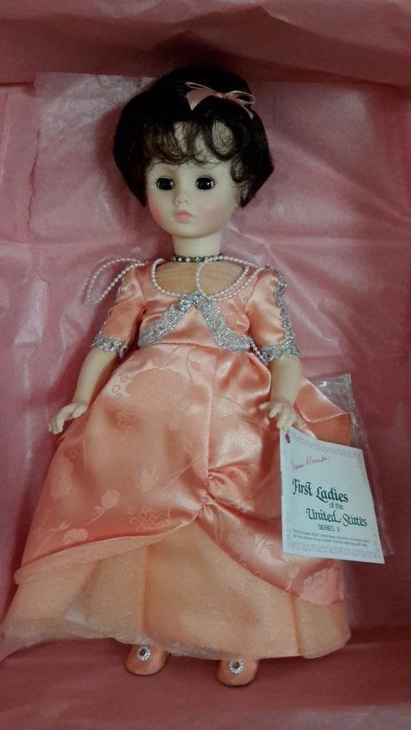 Madame Alexander Ellen Wilson Doll: Presidents Ladies Series V, 1988, 14" tall, mint in box 