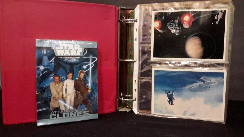 Star Wars Trading Card Collection: Photo Cards, Trading card Attack of the Clones game, different movie series trading cards, and more 