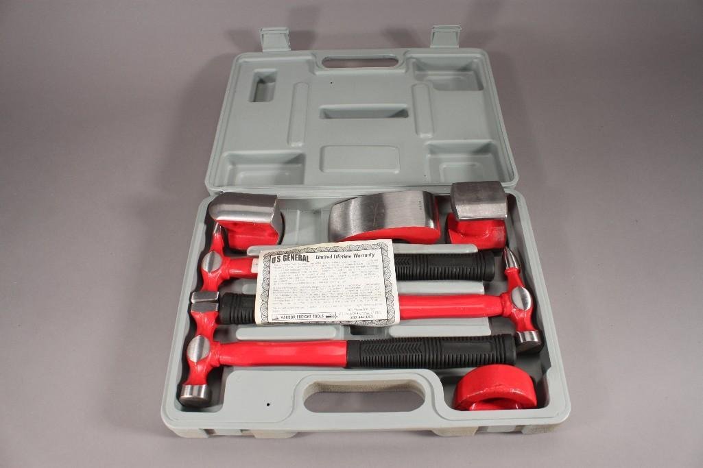 US General Bad and Fender Set: With case, Item no. 31277 seven piece set, great condition