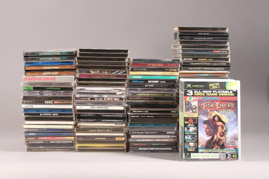 Computer Games: Large assortment of CD Games including XBOX games, casino games and more.