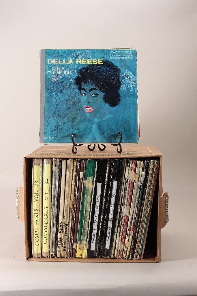 Record Collection: Artists include Della Reese, Anna Russell, Susan Raye, Dinah Shore, Jeannie Riley, and more.