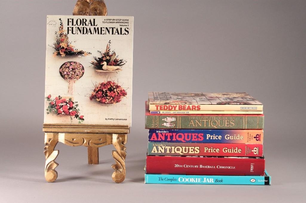 Collectors Reference Books (10): Titles include the Complete Guide to Antiques, The Complete Cookie Jar Book, Teddy Bears, 20th Century Baseball Chronicle, and more 