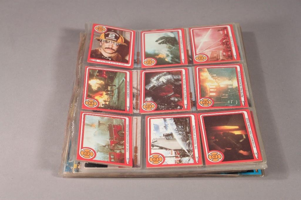 Vintage Collectible Trading Cards: Savage Navy Civil war revolver, Pro-Set Trading Cards, Fire Department Q&A trading cards, and more 