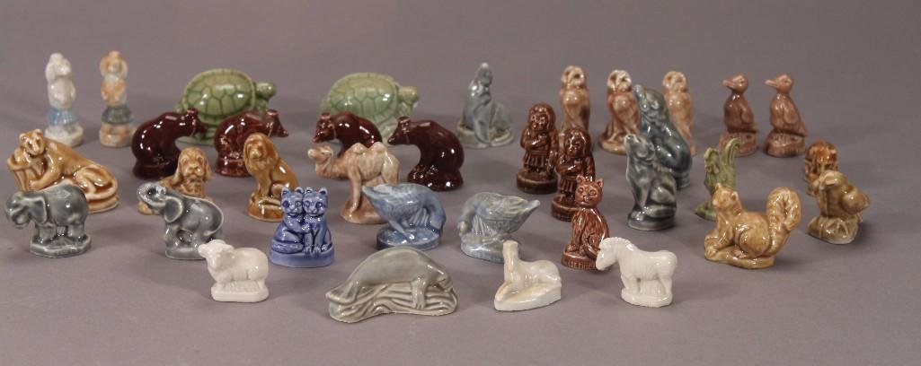 Wade Miniature Figurines (36): Turtle, dog, cats, beargoose, squirrel and more