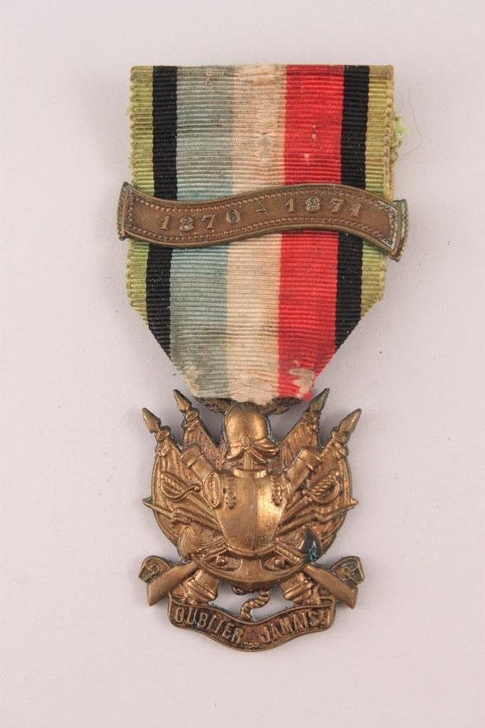 Prussian Wars Veteran's Medal: Oublier Jamais 1870-1871 medal 