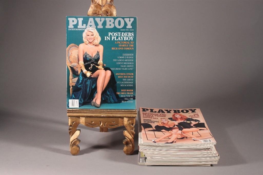 Playboy Magazines: 1980s and 1990s magazines, Jan. 1989 35th anniversary issue, December 1991. June 1992, Feb. 1991, Dec. 1987, Aug. 1989, Jan. 1989, and more 