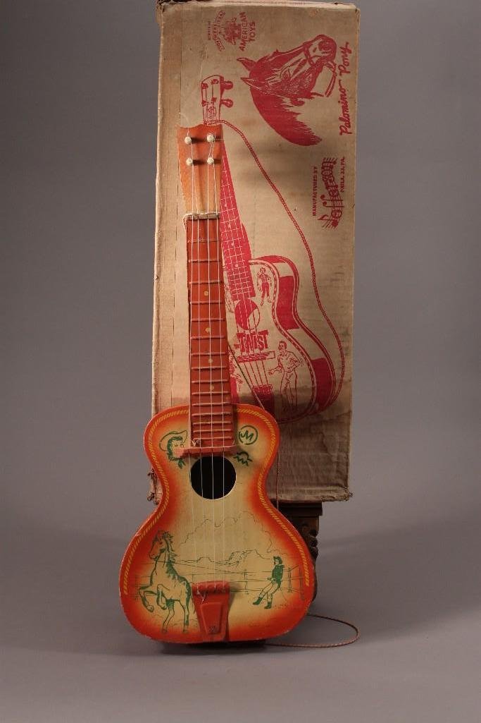 vintage toy guitar