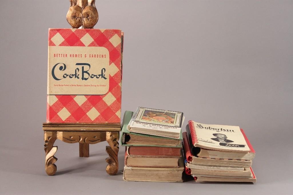 1940s Cook Books (14): Potluck, Cooking Made Easy, Outdoor Cooking, and more 