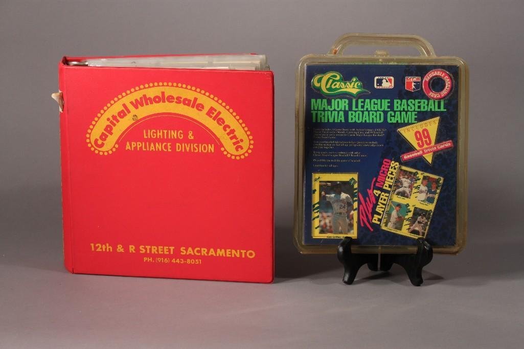 Collector Cards and Major League Trivia Game (1 of 10)