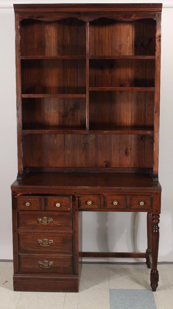 Vintage Kling Colonial Desk with Hutch (1 of 4)