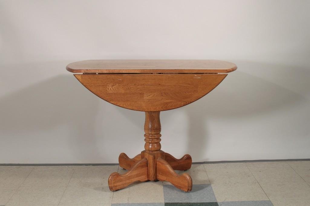 Oak Drop Leaf dining Table (1 of 4)