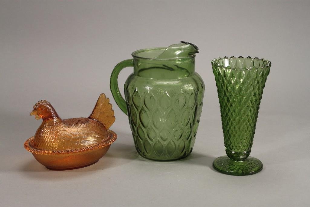 Vintage Pressed Glass Dishware (1 of 5)