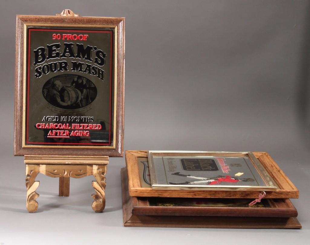 Mirrored Beverage Advertisement Signs (5) (1 of 6)