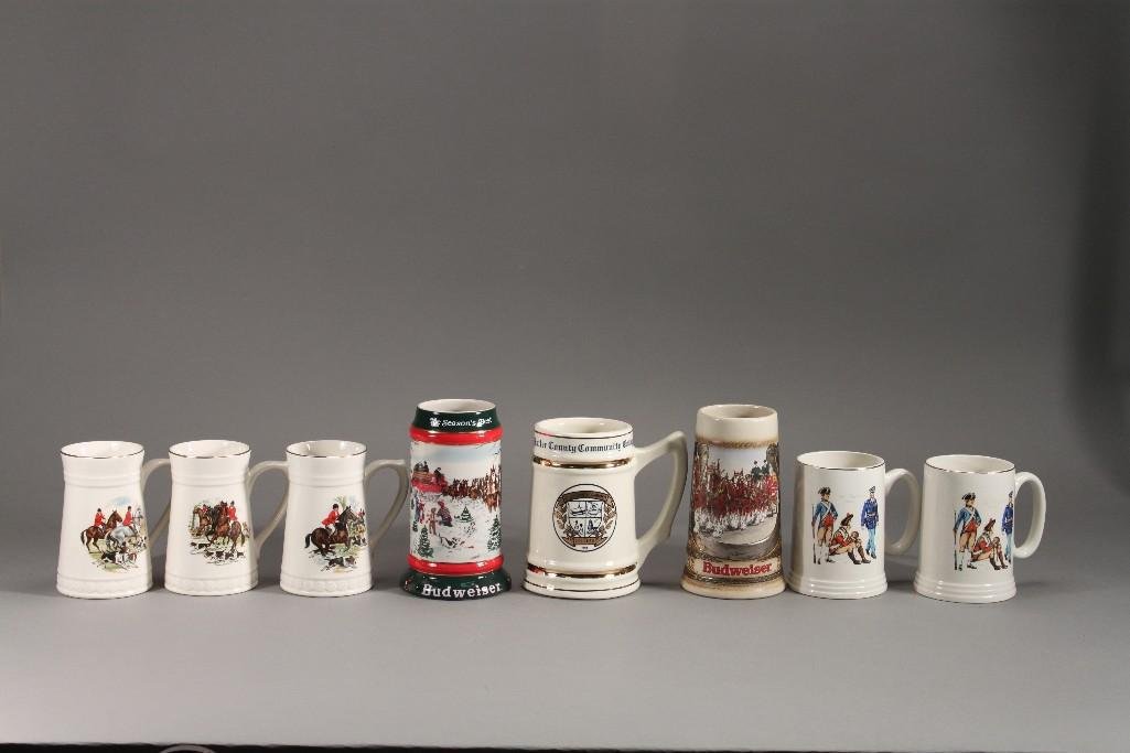 Ceramic & Pottery Steins (8) (1 of 9)