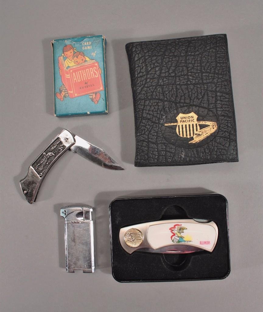 Vintage Playing Cards, Pocket Knives, and Lighter (5) (1 of 7)