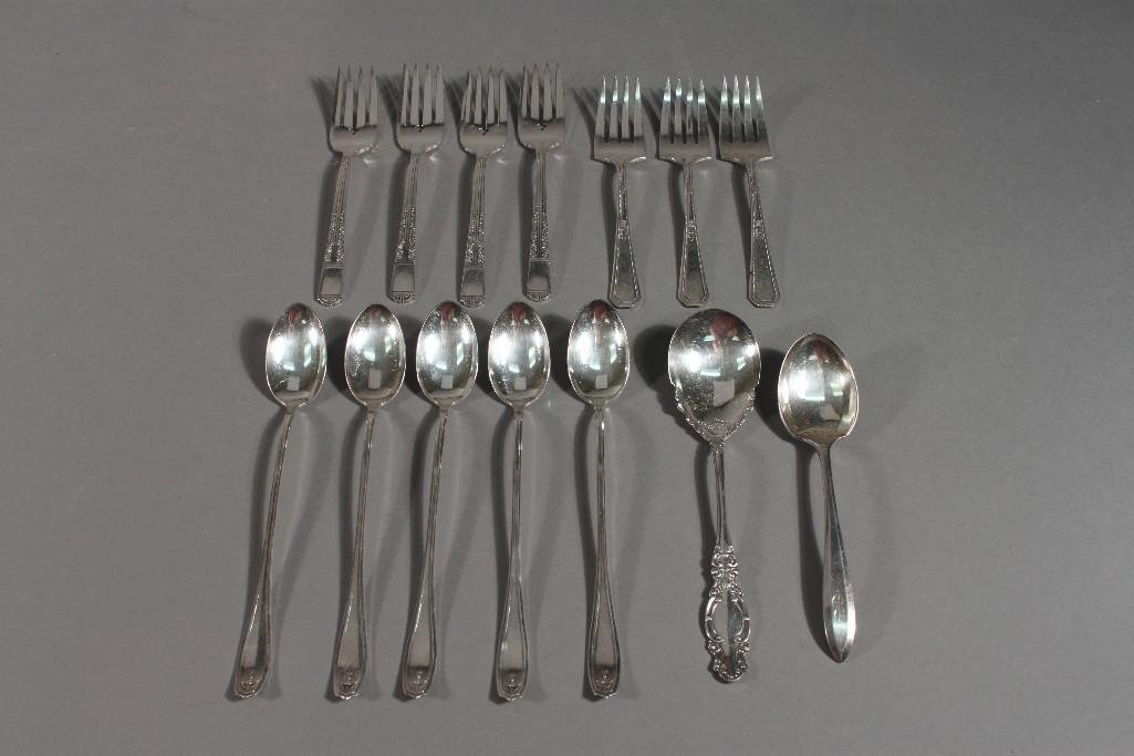 Silver Plate Flatware (14) (1 of 9)