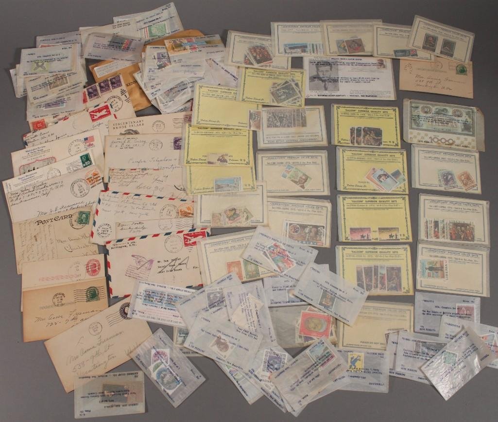 Stamp Collection: Includes: "Phalcon" Surperior Quality Sets Bahamas 1976, Cook Isl. 1976, Christmas Isl.1975, 32nd Anniversary Sinking of PT-109, Philippines, and more.