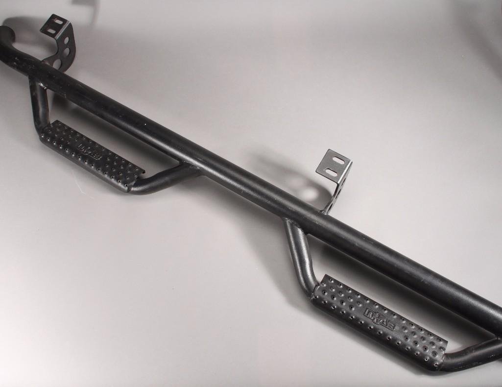 Truck Side Step: Side step for small double cab truck, 63" long, new condition