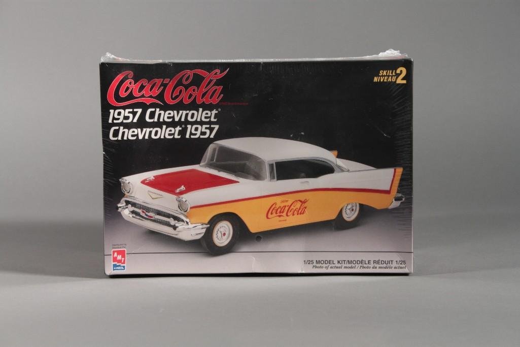 1957 Chevrolet Coca-cola car Model Kit: 1998 In original packaging 