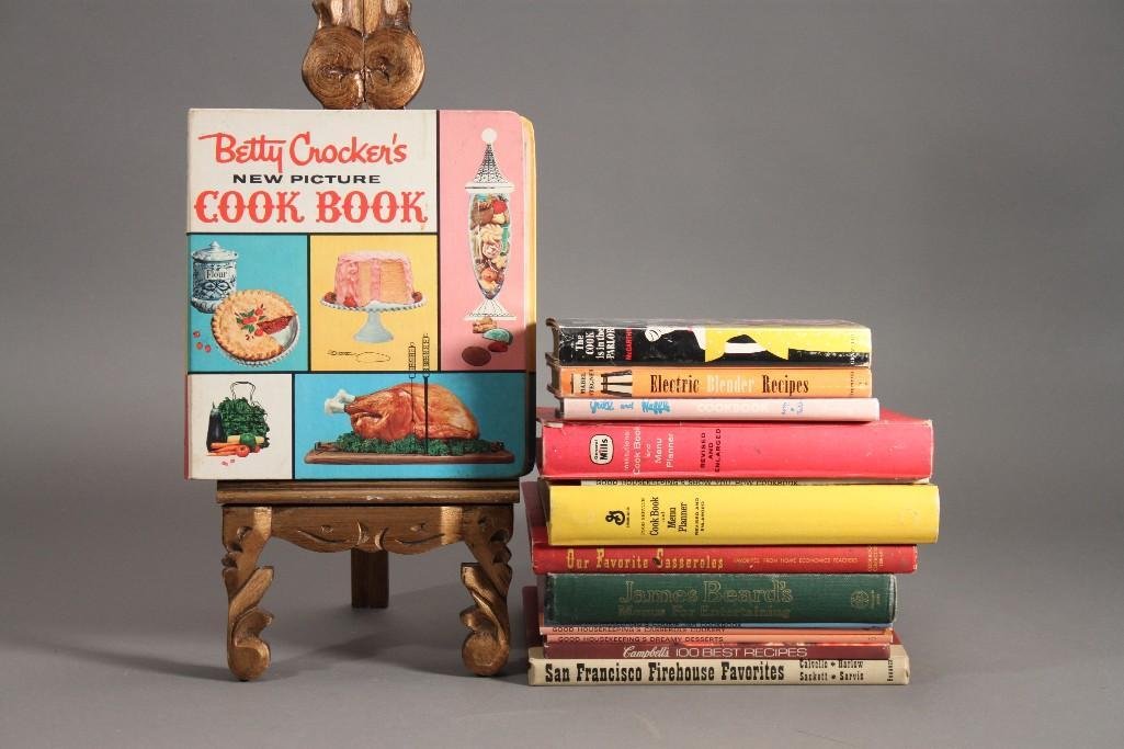 1960s Cook Books (14): Titles include The Cook is in the Parlor, electric Blender Recipes, Our Favorite Casseroles, and more 