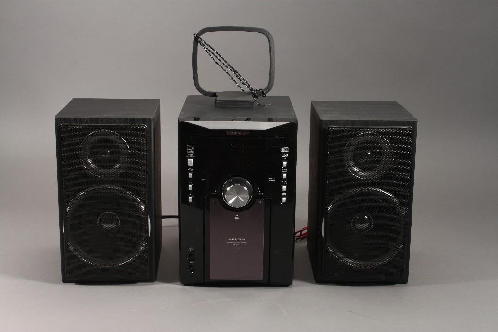 Sharp Stereo with Speaker (1 of 9)