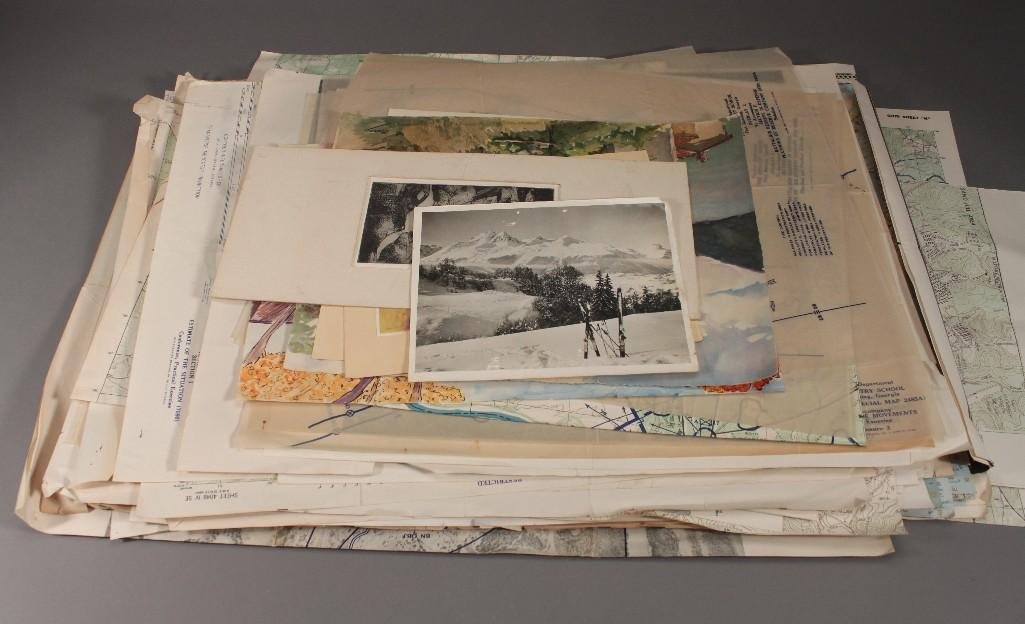 Military Tactical Department Infantry School Maps (1 of 7)