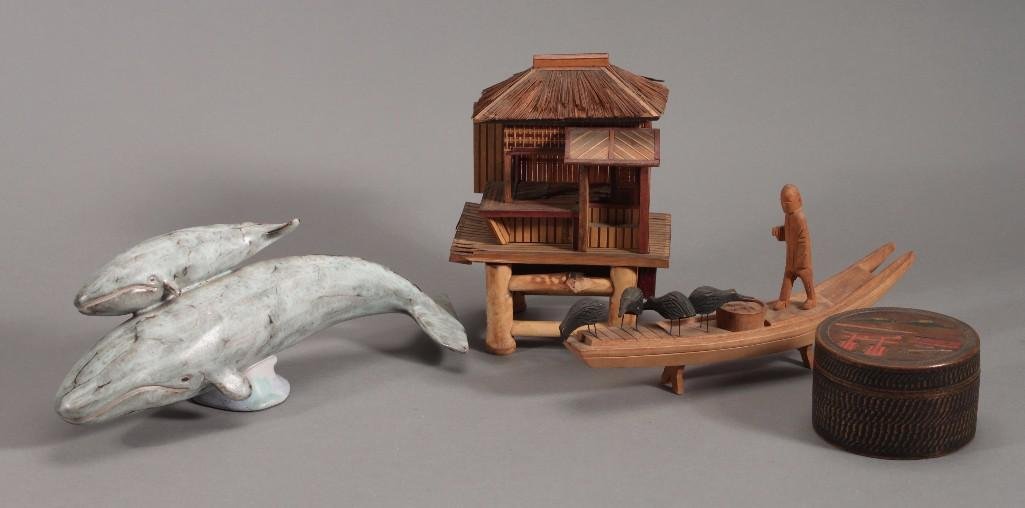 Asian Carved Wood Collectibles (1 of 8)