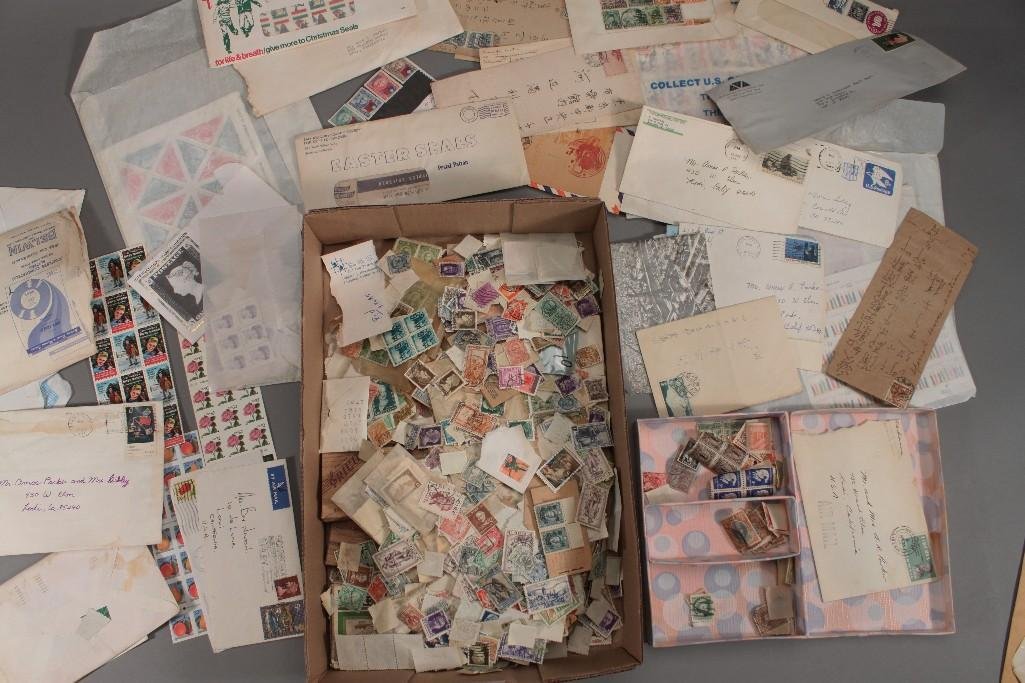 Stamp Collection: Includes 32 cent stamps, silent screen stamps, Hanukkah stamps, Pacific stamps, Republic of China, and more 