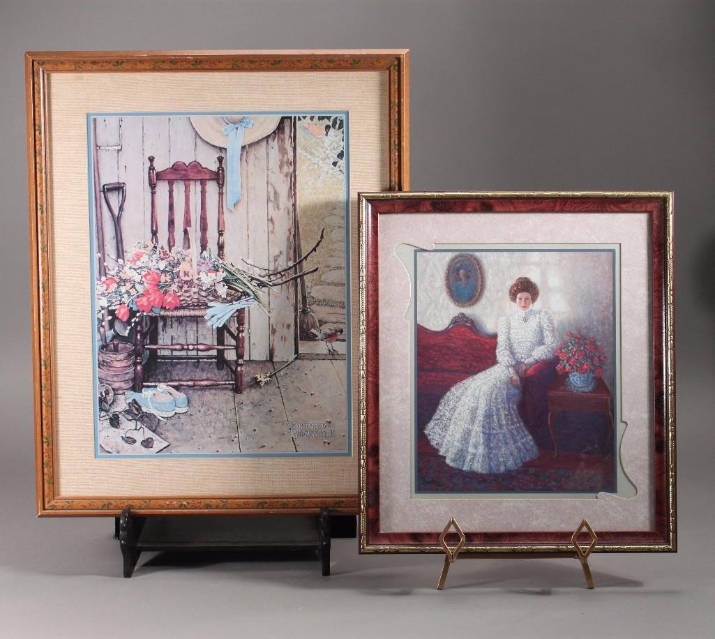 Framed Country Scene Prints (2) (1 of 3)