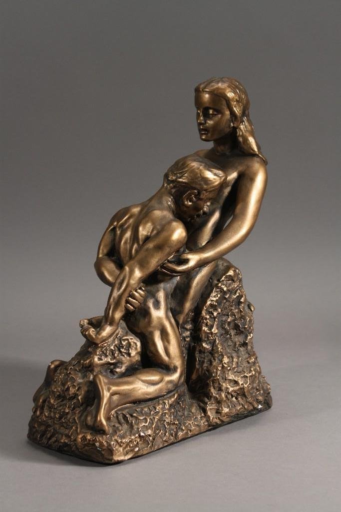 Vintage Marwal Chalkware Statue (1 of 4)