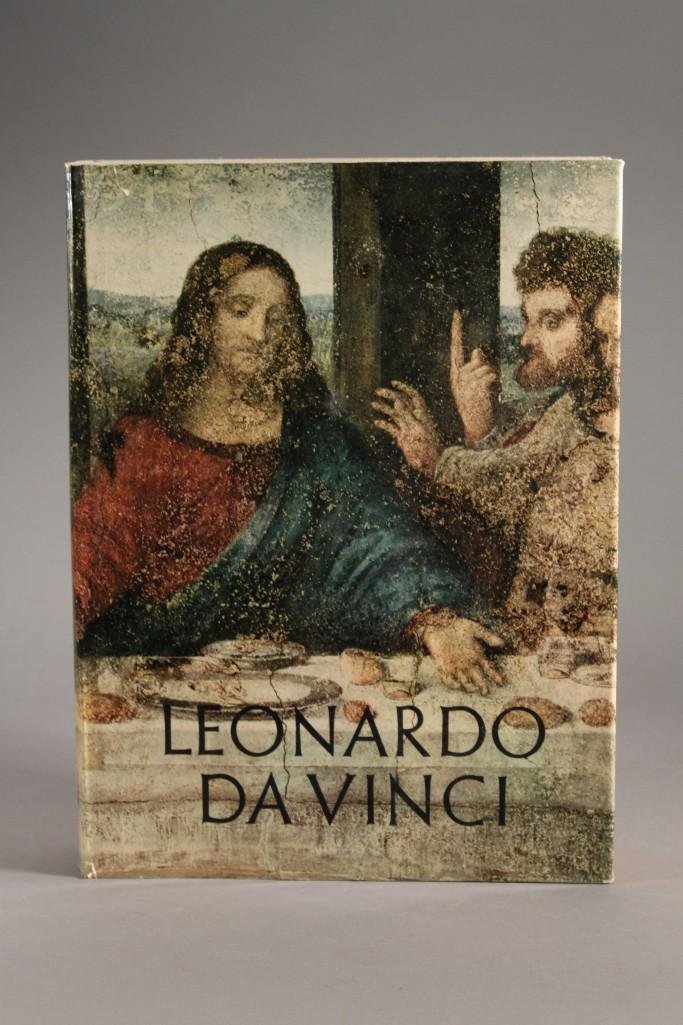Leonardo Da Vinci Coffee Table Book: Cover shows light age and wear other wise in good condition