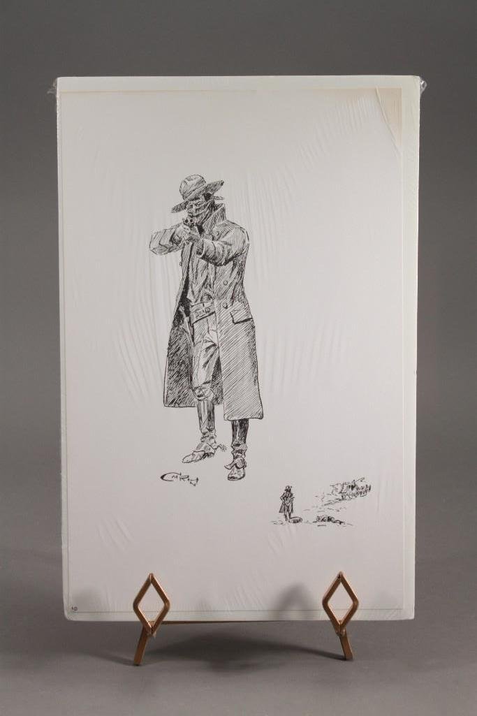 Black & White Old Western Prints (4) (1 of 4)