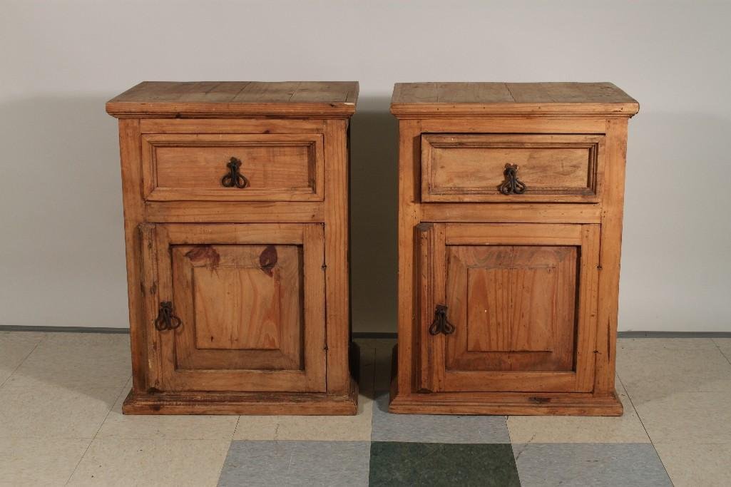 Vintage Pine Cabinets (Pair) (1 of 4)