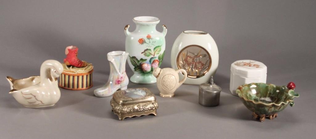 Vintage Trinket Boxes and Vases (10) (1 of 7)