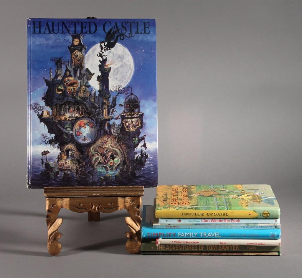 Childrens Books (8): Titles include I Am Winnie the Pooh, Haunted Castle, Sesame Street Fix it Please, Uncle Arthur's bedtime Stories 