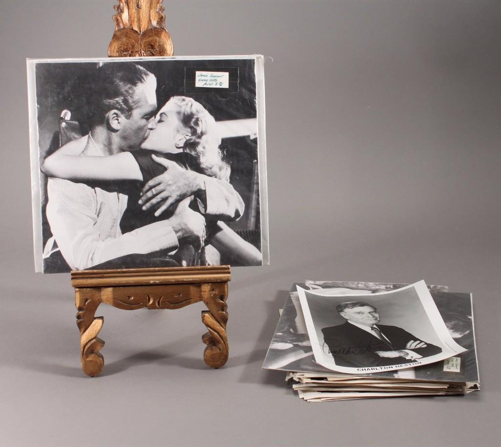 Vintage Black and White Movie Publicity Photos: Includes James Stewart and Grace Kelly, Shirley Temple, Greta Garbo, scenes from Fear in the Night, scenes from the Uninvited, and more 
