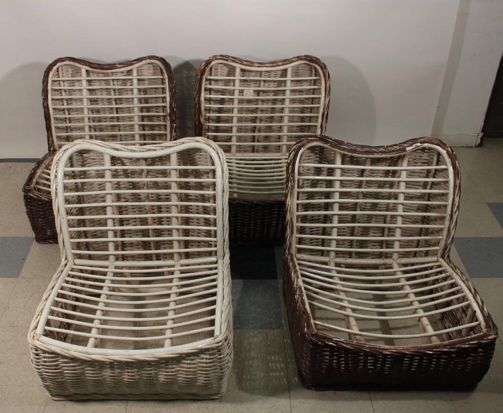 Wicker Patio Chairs (4) (1 of 7)
