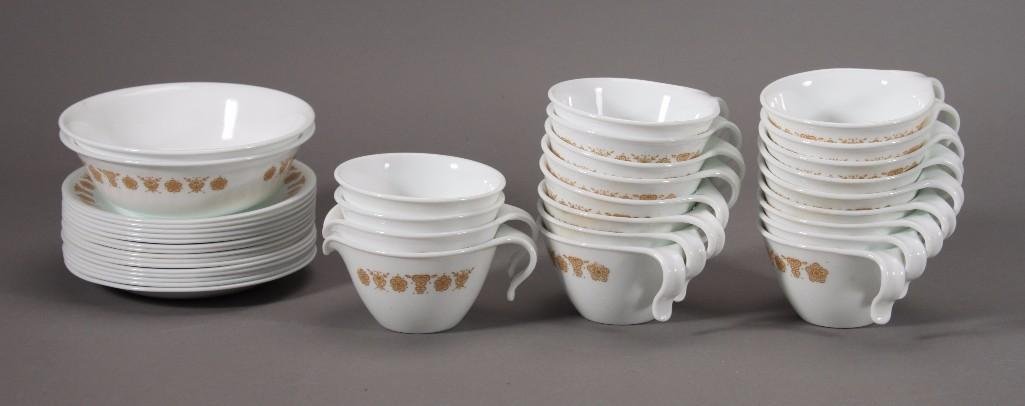 Corelle by Corning Dishes (38): Includes plates, bowls, and cups.