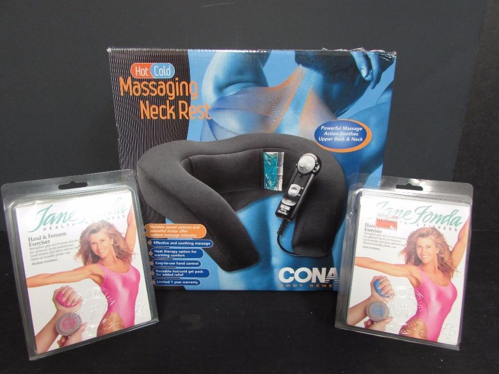 Massaging Neck Rest & Hand & Forearm Exerciser (3) (1 of 4)
