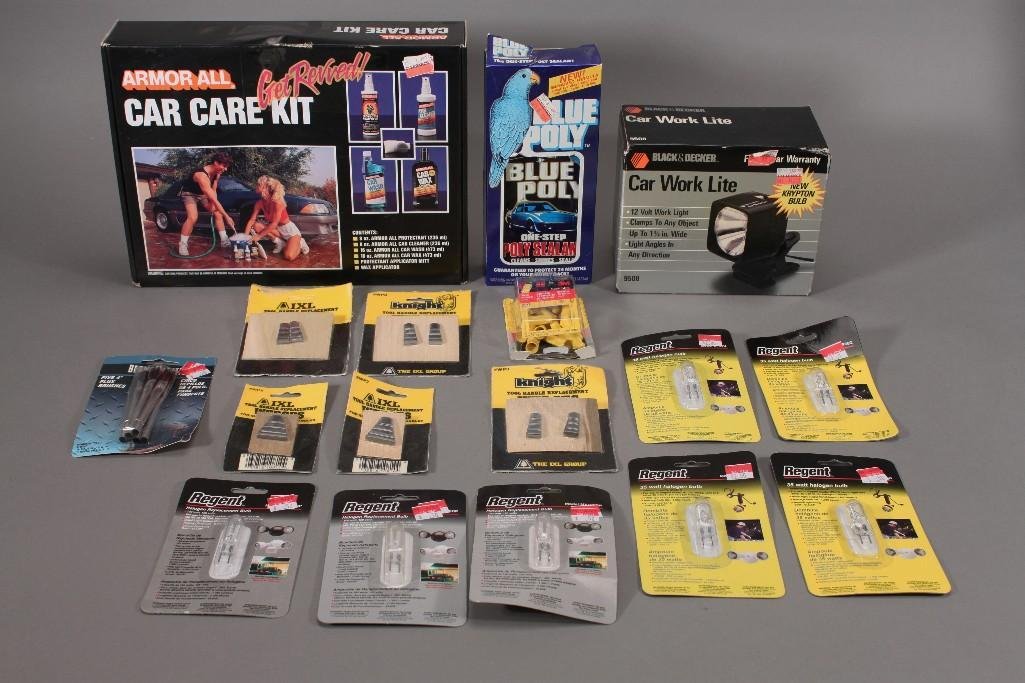 NIB Car Care Kit, Car Work Light and Halogen Light (1 of 8)