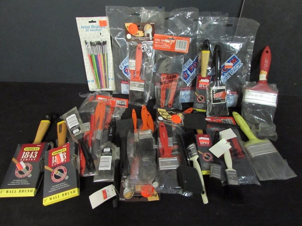 Paint Brushes and Foam Brushes (1 of 4)
