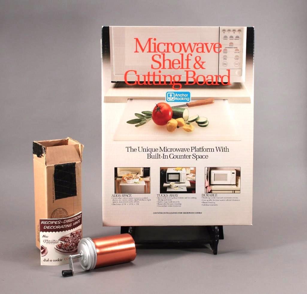 Microwave Shelf & Cutting Board and Cookie Press (2) (1 of 8)