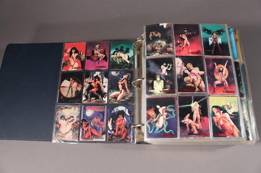 Comic, Movie and Other Collector's Cards: Includes Vampirella, Beyond Bizarre, Adventures in Fantasy, Winnebago Industries, Wizard of Oz, Wolverine, and more.